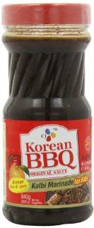 CJ Korean BBQ Sauce, Kalbi, 29.63 Ounce Bottles (Pack of 4) : Korean Barbecue Sauce : Grocery & Gourmet Food