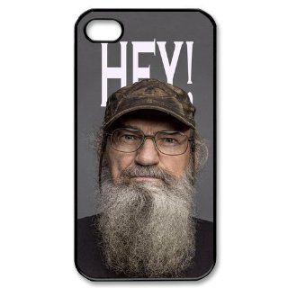 TV Show Duck Dynasty Custom Uncle Si Protective White Iphone 4/4s Case, Uncle Si Iphone 4 Case Mod Cell Phones & Accessories