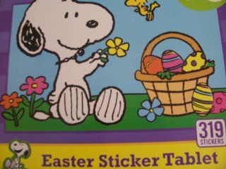 Peanuts Snoopy Easter Sticker Tablet ~ 319 Stickers: Toys & Games