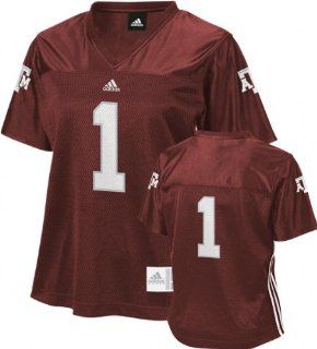 Texas A&M Aggies Women's adidas #1 Fashion Football Jersey : Sports Fan Football Jerseys : Sports & Outdoors