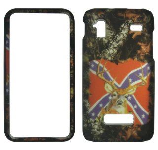 Rebel Flag Deer Samsung Captivate Glide SGH  i927 (AT&T) Case Cover Hard Phone Case Snap on Cover Rubberized Touch Faceplates: Cell Phones & Accessories
