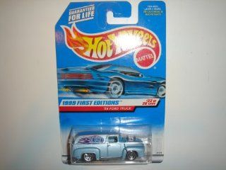 1999 Hot Wheels First Editions '56 Ford Truck Ice Blue #927: Toys & Games