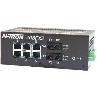 N tron Fully Managed Industrial Ethernet Switch 708FX2 ST: Industrial & Scientific