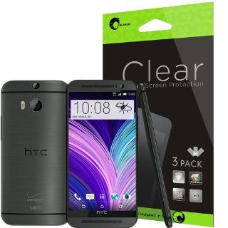 i Blason All New HTC One M8 Screen Protector   3 Pack + Premium HD Clear Version for HTC One 2014 (AT&T, Verizon, Sprint, T mobile, All Carriers): Cell Phones & Accessories