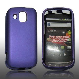 NEW PURPLE Rubberized Hard Case Cover Skin For Boost Mobile Samsung SPH M930: Cell Phones & Accessories