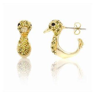 Emitations Dannity the Duck's Stud Earrings, Gold, 1 ea: Jewelry