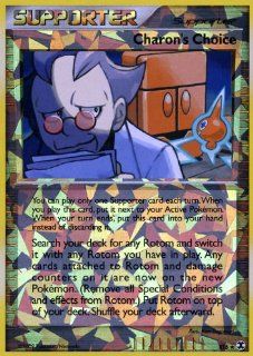 Pokemon Platinum Rising Rivals #RT6 Charons Choice Secert Holofoil Card [Toy]: Toys & Games