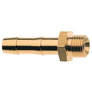 FLUX 959 05 022 Hose Nozzle, Brass, .39" (DN 10) to BSP .25" Male for Compressed Air Hose: Industrial Hose Fittings: Industrial & Scientific