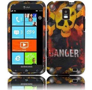 Red Yellow Danger Hard Cover Case for Samsung Focus S SGH I937: Cell Phones & Accessories