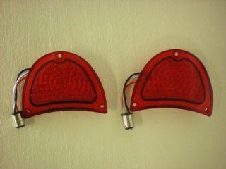 1957 Chevy 57 Chevrolet 51 LED Stop Turn Tail Lights   Fits Existing Housing Automotive