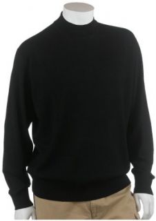 Raffi Men's Merino Wool Long Sleeve Mockneck Sweater, Black, Small at  Mens Clothing store Pullover Sweaters