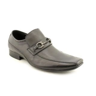 Kenneth Cole Reaction Royal Flush Mens Size 12 Black Leather Loafers Shoes: Loafers Shoes: Shoes