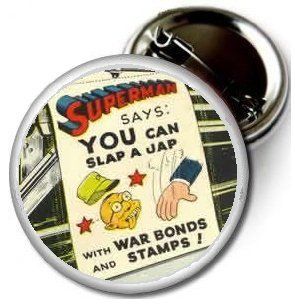 Slap a Jap WWII pin 1.5" High Quality Pin back Button From Bravo pin: Everything Else