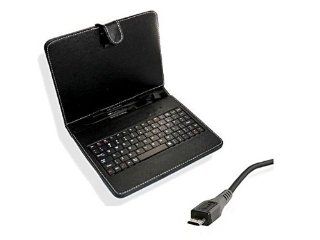9.7 inch Micro USB Keyboard Synthetic Leather Case for Tablet PC Universal: Computers & Accessories