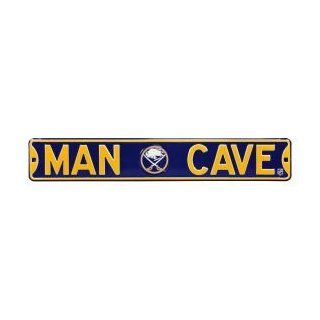 Man Cave Buffalo Sabres Street Sign : Sports Fan Street Signs : Sports & Outdoors