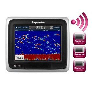 Raymarine a67 MFD Touchscreen Display w/Wi Fi   No Charts with Fishfinder: Computers & Accessories