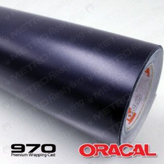 ORACAL 970RA 190 MATTE Moonlight Blue Metallic Wrapping Cast Vinyl Film 5ft x 1ft: Automotive