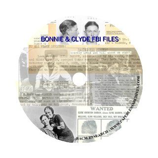Bonnie and Clyde Bonnie Parker, Clyde Barrow, and the Barrow Gang FBI Files BACM Research Books