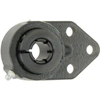 Sealmaster FB 16T Standard Duty Flange Bracket, 3 Bolt, Regreasable, Felt Seals, Skwezloc Collar, Cast Iron Housing, 1" Bore, 4 3/4" Overall Length, 3/8" Flange Height, 2 Degrees Misalignment Angle: Flange Block Bearings: Industrial & S