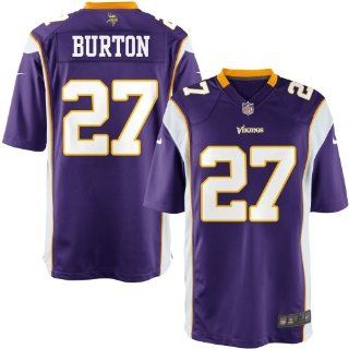 Nike Youth Minnesota Vikings Brandon Burton Team Color Game Jersey  Sports Fan Jerseys  Sports & Outdoors