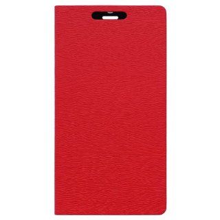 Bfun Red Wood Style Card Slot Wallet Leather Cover Case for Nokia Lumia 1520 Cell Phones & Accessories