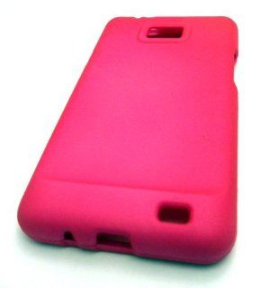 Samsung Galaxy S959G S2 SII II 2 HOT PINK SOLID HARD Case Skin Cover Mobile Phone Accessory Straight Talk: Cell Phones & Accessories