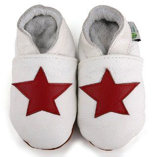 Augusta Baby Red Star Soft Sole Leather Baby Shoe (18 24 mo): Crib Shoes: Shoes