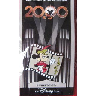 MICKEY MOUSE 1947 (#4 in this series) PIN from the 'COUNTDOWN TO THE MILLENIUM' collection of Walt Disney pins. In 1999, the Walt Disney company produced 100 different character pins of various personalities from Disney movies and cartoon shorts. M