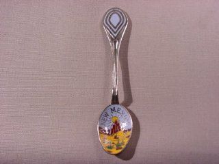 COLLECTIBLE CLOISONNE (HARD ENAMEL) SPOON BOWL NEW MEXICO   Decorative Plates