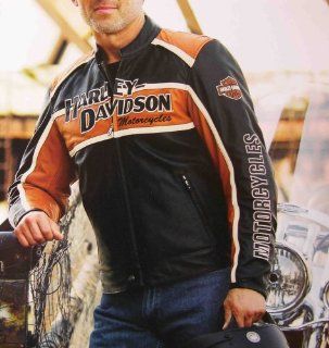 Harley Davidson Men's Classic Cruiser Leather Jacket. 98118 08VM: Automotive