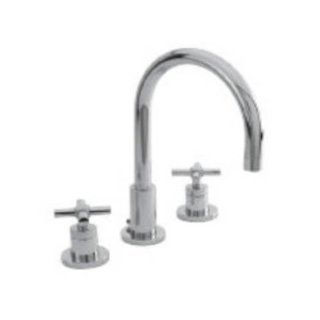 Newport Brass 990/10 East Linear Double Handle Widespread Lavatory Faucet with Metal Cross Handles (L, Satin Bronze    