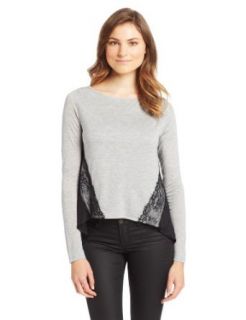 Heather Women's Long Sleeve Lace CB Top at  Womens Clothing store