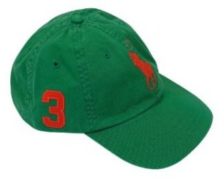 Polo Ralph Lauren Embroidered Big Pony Hat   Green at  Mens Clothing store Baseball Caps