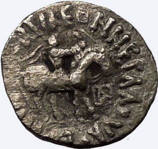 Jesus Christ Birth Magii Azes II on Horse 35BC Ancient Silver Greek Coin i35915 : Everything Else
