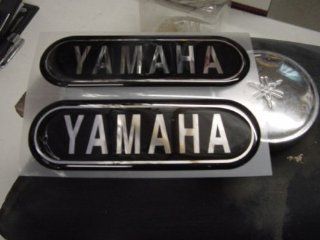 Vintage Motorcycle Yamaha CT1 & others tank badges NICE Small Blk/Chrome YAM_T1B : Other Products : Everything Else