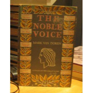 The Noble Voice: Mark. Van Doren: Books