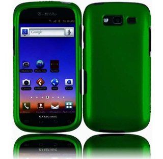 VMG Samsung Galaxy Blaze 4G Hard Phone Case Cover   DARK GREEN Hard 2 Pc Plas: Cell Phones & Accessories
