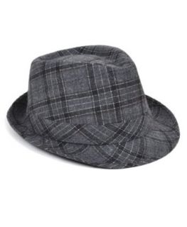 North Country Plaid Fedora Hat, Lavender, L/XL at  Mens Clothing store