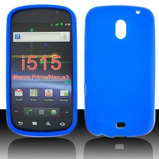 Blue Soft Silicone Gel Skin Cover Case for Samsung Galaxy Nexus SCH i515: Cell Phones & Accessories
