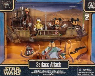 Disney Star Wars Weekends 2013 Sarlacc Attack 5 pc Action Figure Set   Theme Park Exclusive Limited Edition: Toys & Games