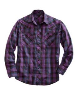 Rocky Mountain High Men's Long Sleeve Western Shirt  Small Purple at  Mens Clothing store: Dress Shirts