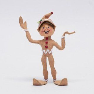 Annalee Doll Christmas Wannabe Gingerbread Man Elf 9" 