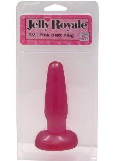 California Exotics Jelly Royale Butt Plug, Pink, 4.25: Health & Personal Care