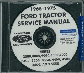 1965 1975 FORD TRACTOR 2000 7000 Service Manual CD Automotive