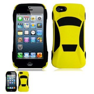 IPhone 5 Special Yellow Car Laser Cut Design Case + Free Long Neck Strap Band Lanyard Cell Phones & Accessories