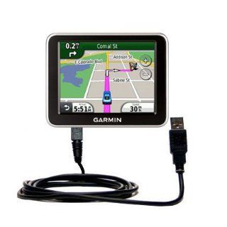 Classic Straight USB Cable for the Garmin Nuvi 2200 2240 2250 with Power Hot Sync and Charge capabilities   uses Gomadic TipExchange Technology: GPS & Navigation