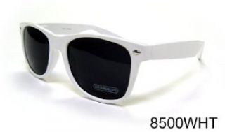 Free S&H Sunglasses   Hollywood Movie Stars 1960's Fashionable Movie Stars Sunglasses in Classic White Frame (HOL8500) and One Bonus Gift: Clothing