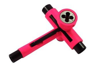 Reflex Pink Roller Skate Tool   Reflex Utilitool   Roller Derby Tool : Skateboard Tools : Sports & Outdoors