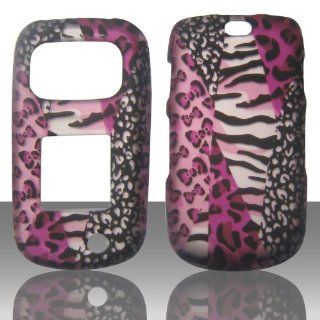 2D Pink Safari Samsung Rugby III , 3 A997 at&t Case Cover Phone Snap on Cover Case Protector Faceplates: Cell Phones & Accessories