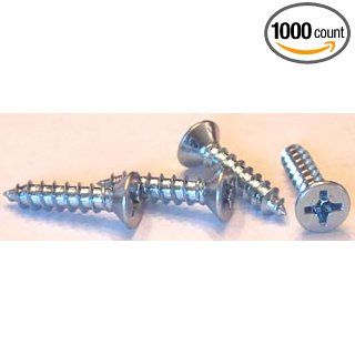 12 X 1 1/2 Self Tapping Screws Phillips / Flat Head / Type A / 18 8 Stainless Steel / 1, 000 Pc. Carton: Self Drilling Screws: Industrial & Scientific